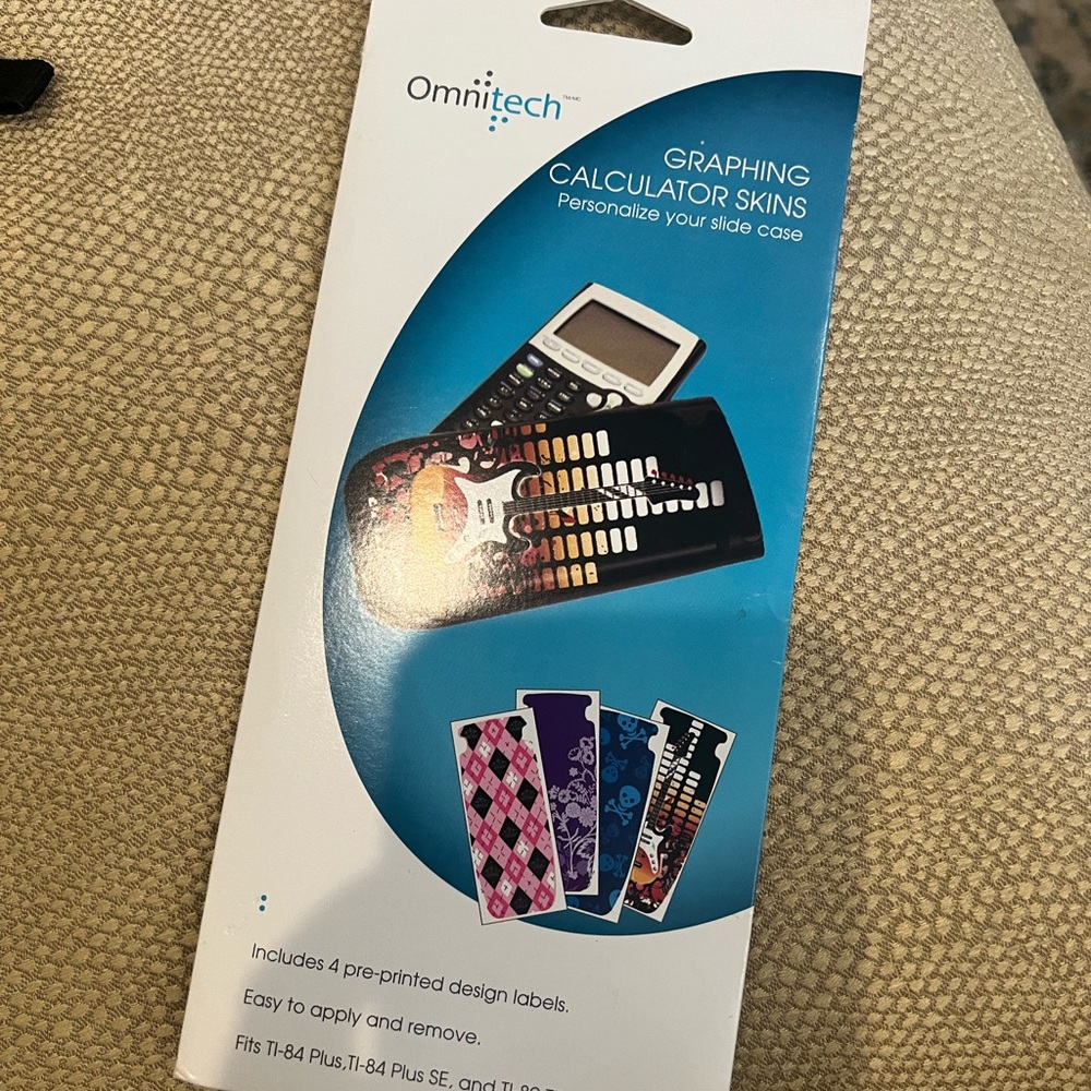 NWT Omni tech graphing calculator skin stickers